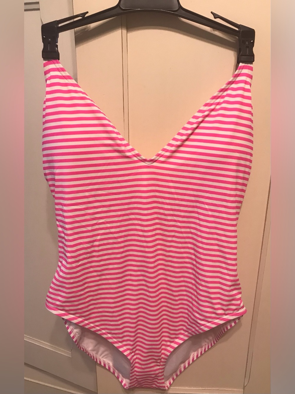 NWT Kate Spade Ringmaster Stripe V-neck One-piece
